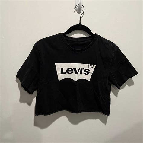 levis rainbow|levi's cropped t shirt.